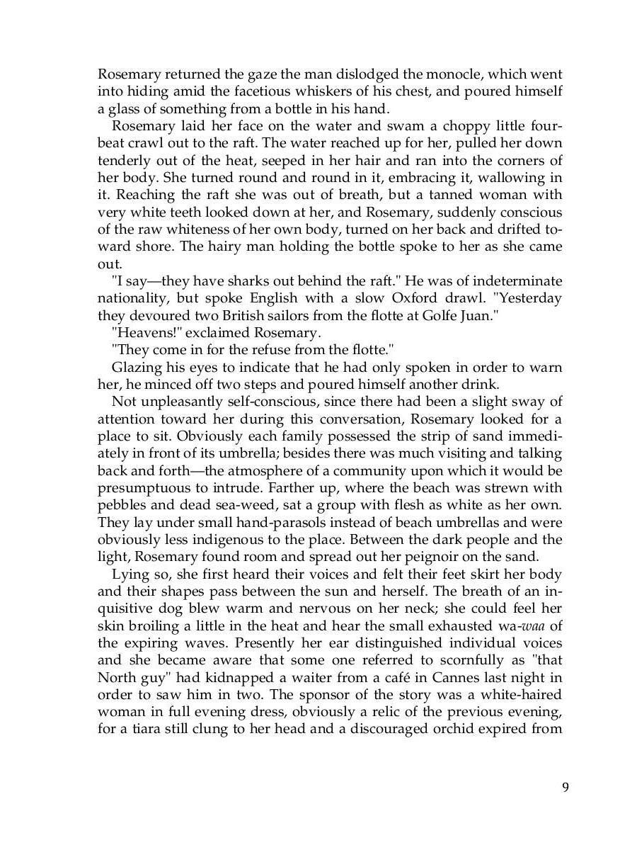 Tender Is the Night: на англ., яз