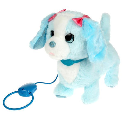 Интерактивный щенок Миффи 22см озвучен, с пультом-поводком МОЙ ПИТОМЕЦ в кор.12шт