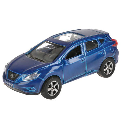 Машина металл NISSAN MURANO 12см, открыв.двери, инерц., синяя в кор. Технопарк в кор.2*24шт