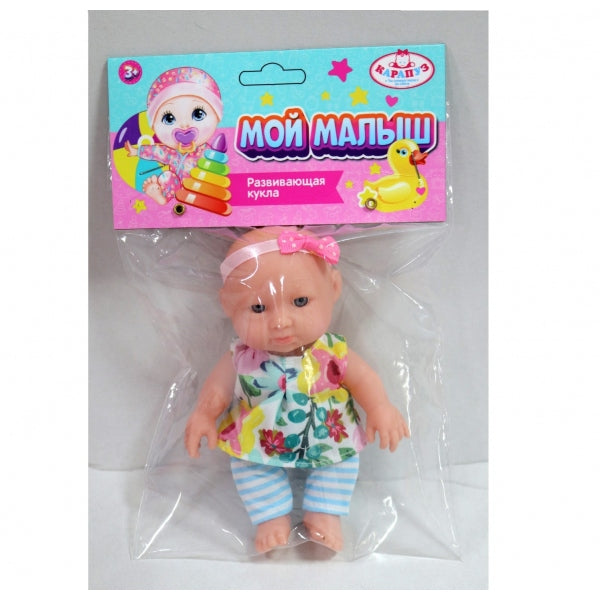 Пупс 16см, в упаковке с хедером КАРАПУЗ в кор.2*192шт