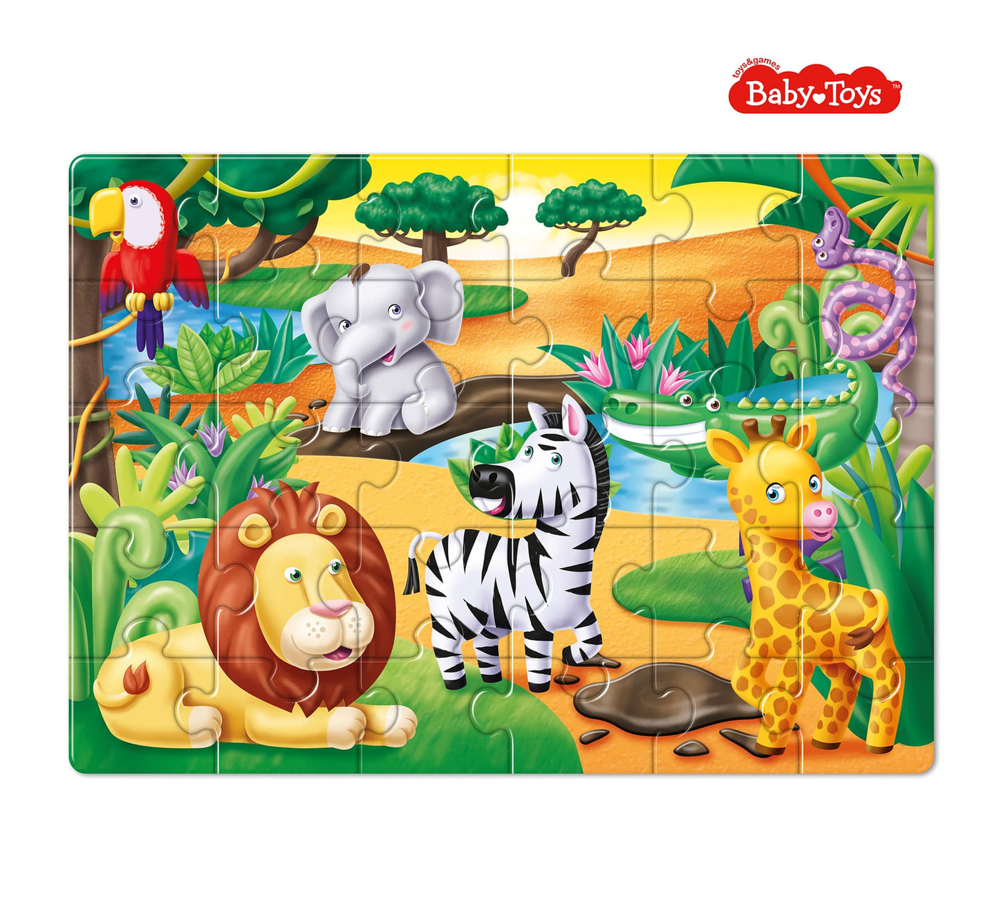 Puzzle First Toys pour bébé, composé de 30 éléments