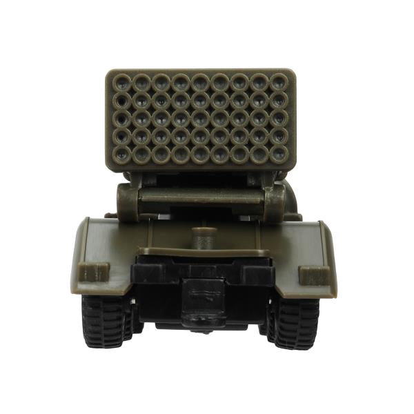 Машина металл АРМИЯ РОССИИ УРАЛ с ракетами 12 см, двери, инерция Технопарк в кор.2*24шт