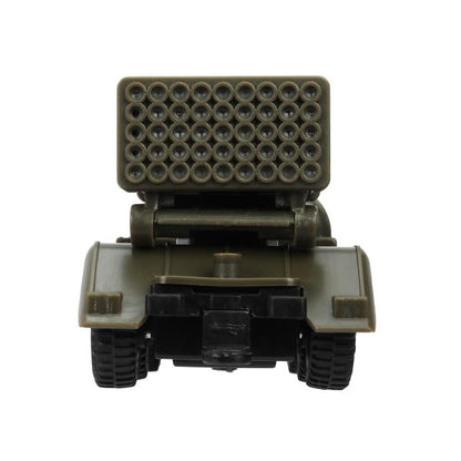 Машина металл АРМИЯ РОССИИ УРАЛ с ракетами 12 см, двери, инерция Технопарк в кор.2*24шт