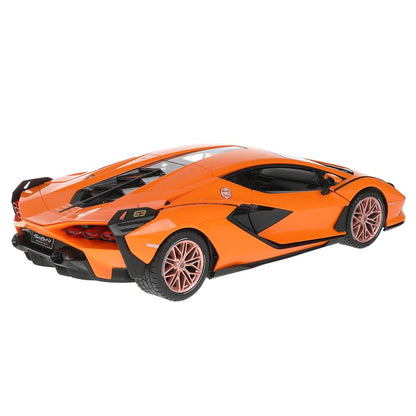 Машина р/у Lamborghini sian 1:14, двери открыв. вручную, свет, цвет в ассорти. в кор. Растар в кор6шт