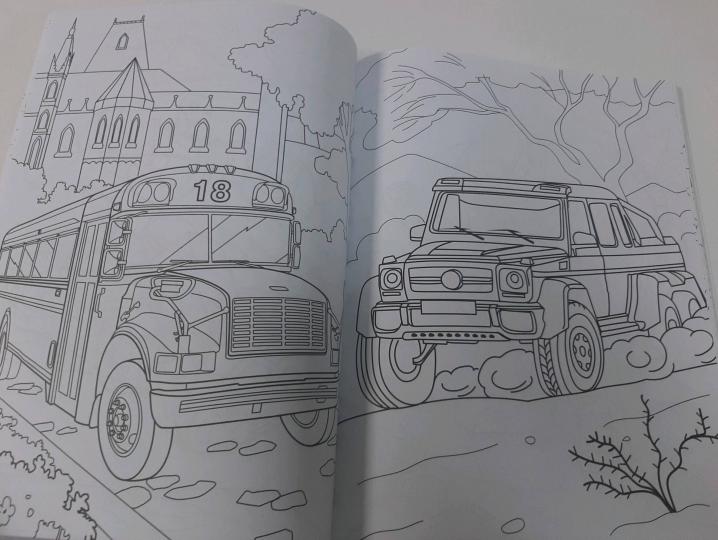 СУПЕР-ПУПЕР РАСКРАСКА. РОБОТЫ И МАШИНЫ