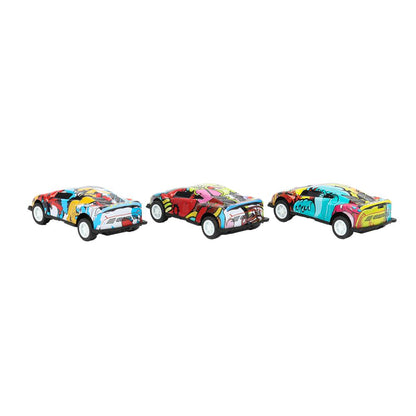 Machine en métal Hot Wheels Hot Wheels pour 7 cm, 3 pièces, dans un assortiment, couleur. Parc technologique en cor.2*120