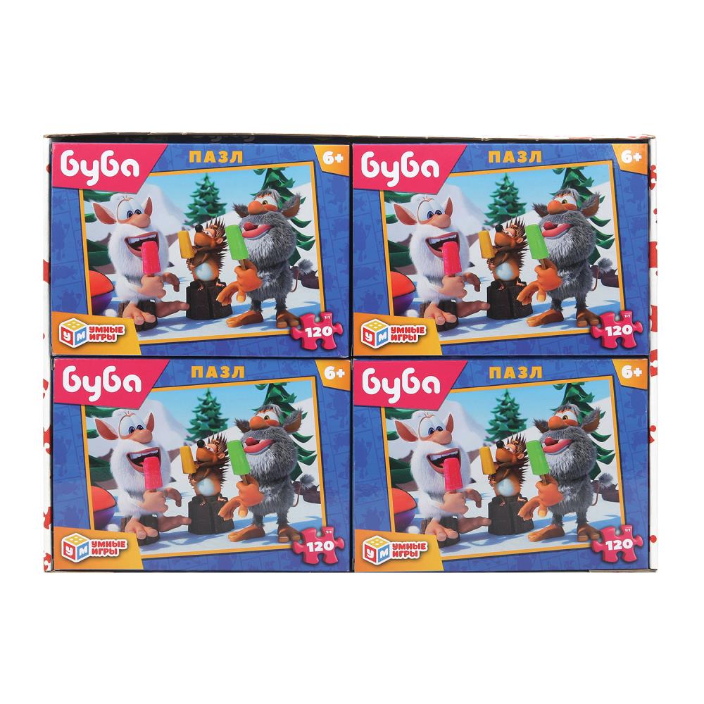 Буба. Пазлы классические в коробке. 120 деталей. 180х130х25 мм. Умные игры в уп.8шт в кор.8уп