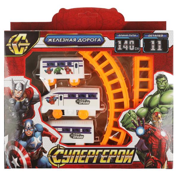 Железная дорога мультяшная дл.пути 140, кор.24*20*3,5см ТЕХНОДРАЙВ в кор.2*72шт