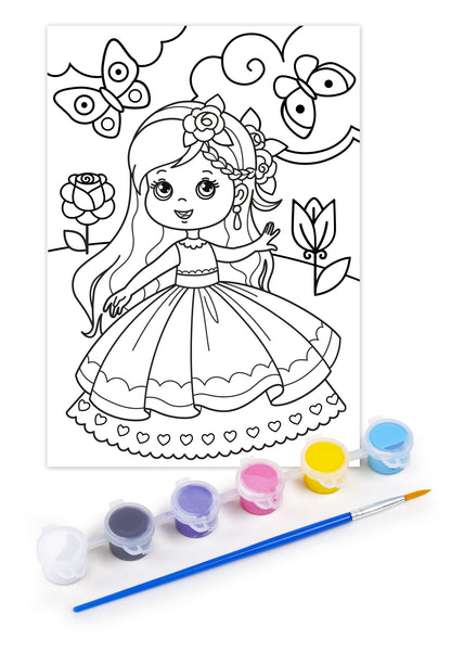 Набор для творчества. Раскраска с блестками "Принцесса"