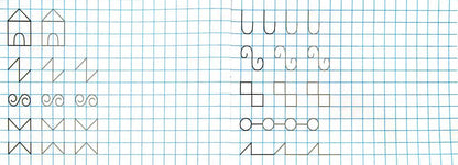 Дошкольник. Прописи. Узоры на клетках. 3+