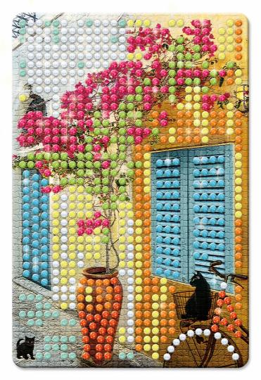 Origami. Алмазные узоры. "Солнечный город" 10*15см арт.04726