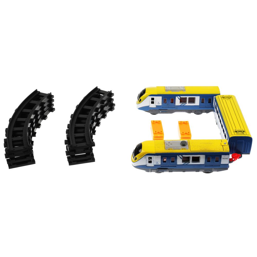 1607B003-R 306801 Железная дорога 176см метро, на бат. свет+звук, с аксесс. в кор. ТМ «ИГРАЕМ ВМЕС»