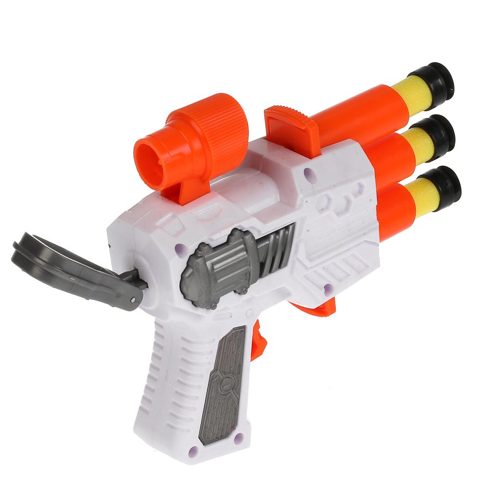 Игрушка-бластер с мягкими пулями в кор. 30*5,5*16см ИГРАЕМ ВМЕСТЕ в кор.2*24шт