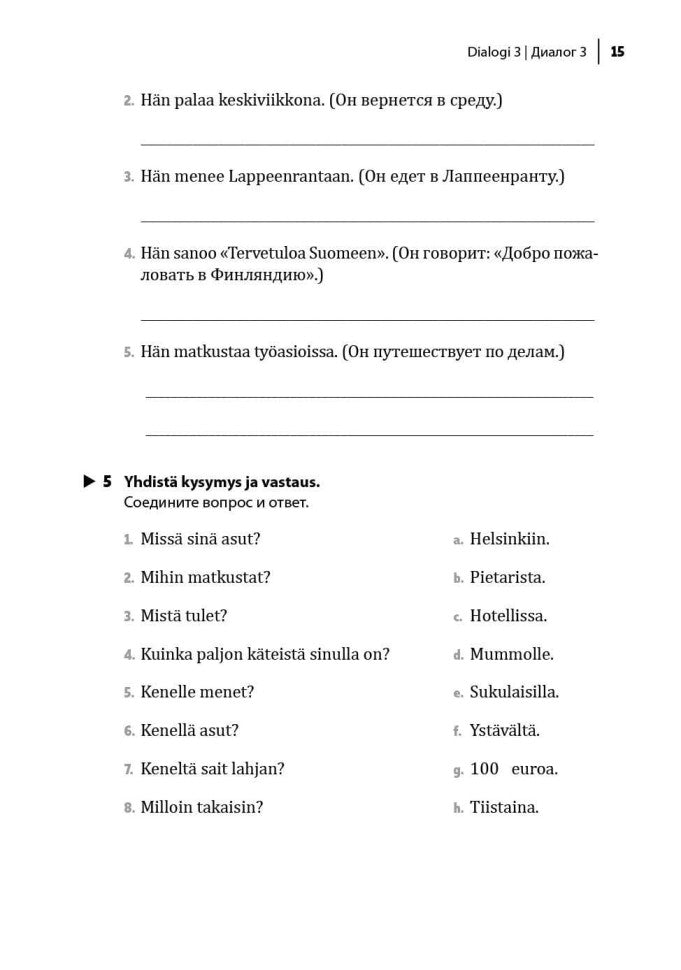 Финский язык. Разговорный экспресс-курс: Диалоги. Грамматика. Упражнения