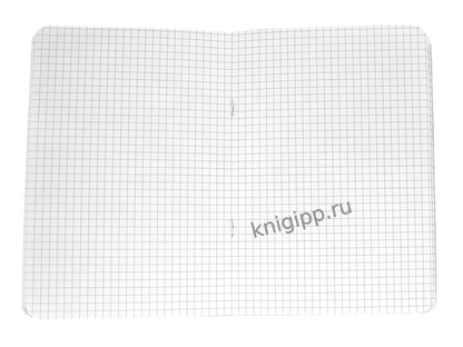 MyArt. БЛОКНОТ в клетку Аниме Монохром. Смущение