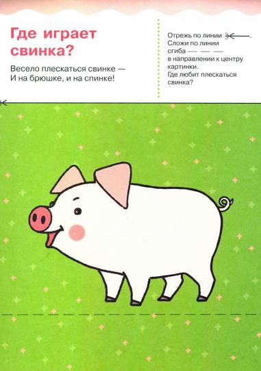 Живые картинки. На весёлой ферме. Развивающий альбом с игровыми заданиями