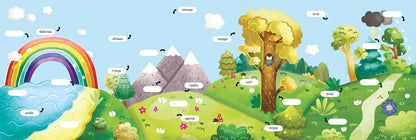 Мир вокруг: обучающая книжка с наклейками