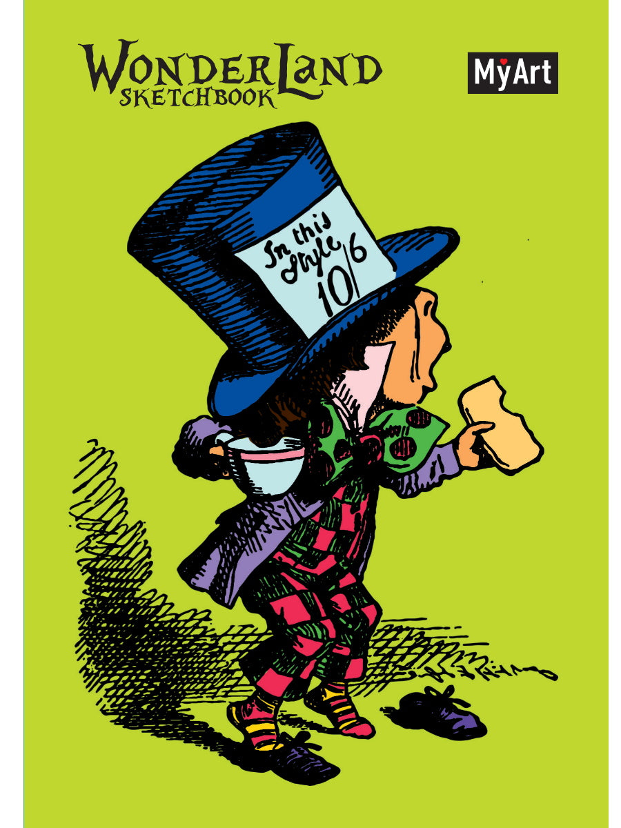 MyArt. СКЕТЧБУК "Wonderland sketchbook" ШЛЯПНИК
