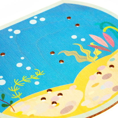 Шнуровка деревянная "Аквариум" (конверт)