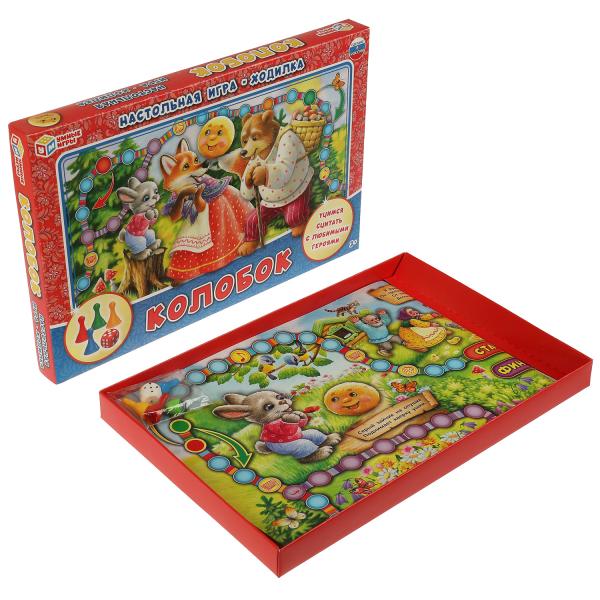 Колобок. Настольная игра-ходила. 217х330х27мм. Умные игры в кор.20шт