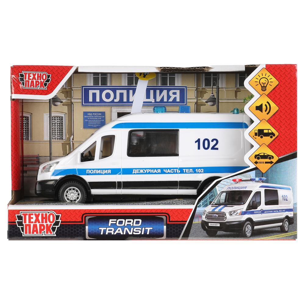 TRANSITVAN-16PLPOL-WH Machine en plastique noir FORD TRANSIT ROUGE 16 cm, double, 3 boutons, cor. Тех