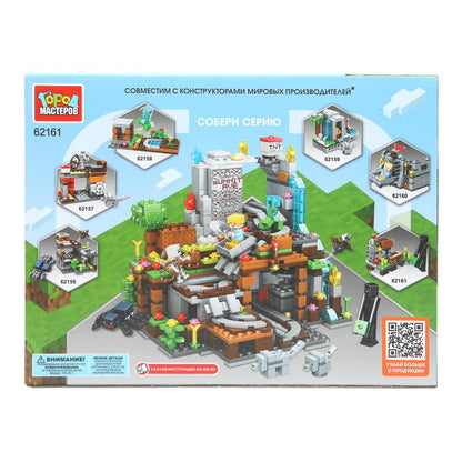 62161-ZH Конструктор мой мир, 160 дет. Город мастеров в кор.2*36шт