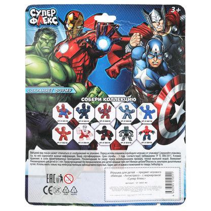 Антистресс тянучка, блистер Супер Флекс в кор.4*12шт