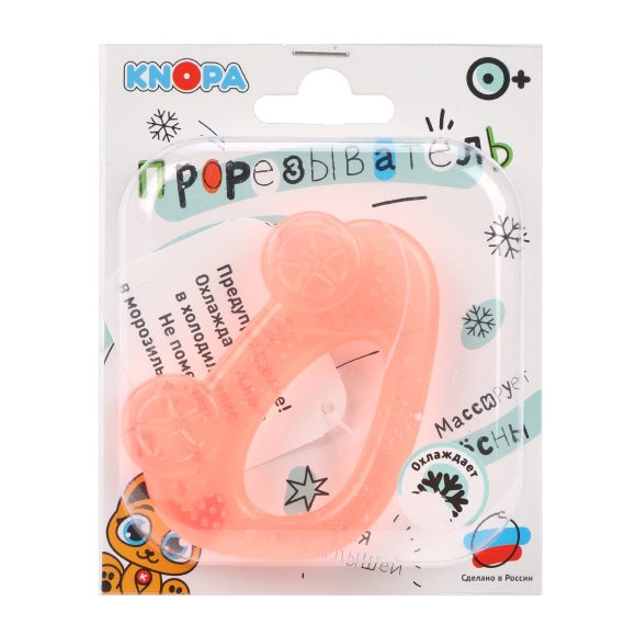 KNOPA. Прорезыватель охлаждающий "Машинка" арт.80006 /20 (Пластмастер)