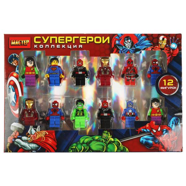 Конструктор фигурки супергерои-12 шт. МАСТЕР в кор.2*60шт