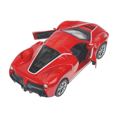 1:32 модель металл свет-звук ferrari la ferrari 14.9см, двери, инерция - в кор.2*48шт