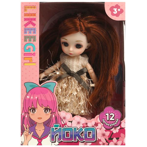 Кукла Аниме 15 см, в платье LIKEE GIRL в кор.2*84шт