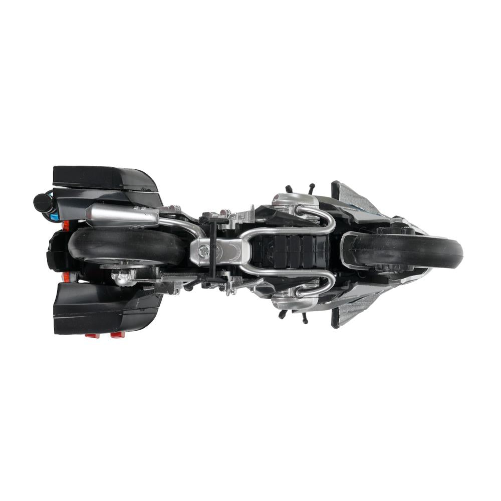 Модель металл свет-звук МОТОЦИКЛ BMW R1200 RT 13 см,живой дет, сереб, кор. Технопарк в кор.2*24шт