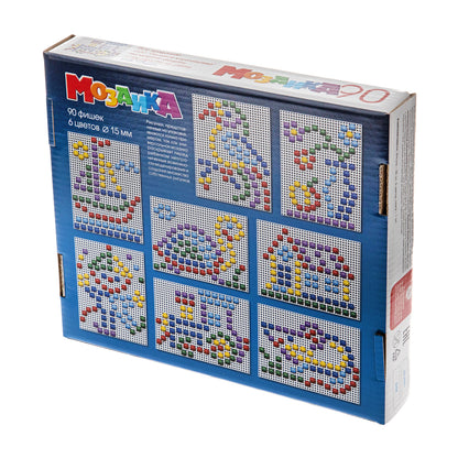 Mosaïque. 90 poissons, 6 poissons, 15 mm