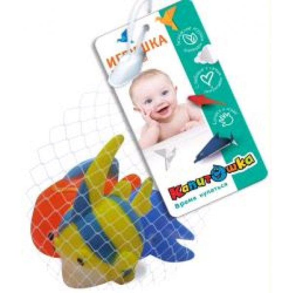 Игрушки для ванной в сетке КАПИТОШКА в кор.2*60шт
