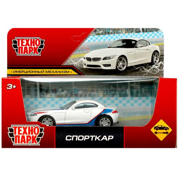 Machine en métal СПОРТКАР, 10 cm, inertie, cor. Parc technologique en cor.2*120шт