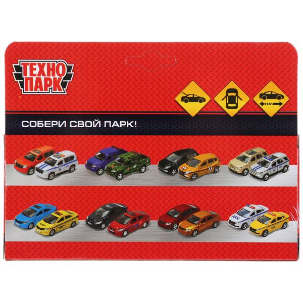 Машина металл TOYOTA "toyota rav4 графити", длина 12см, инерц, в ассорт. в кор.Технопарк в кор2*36шт