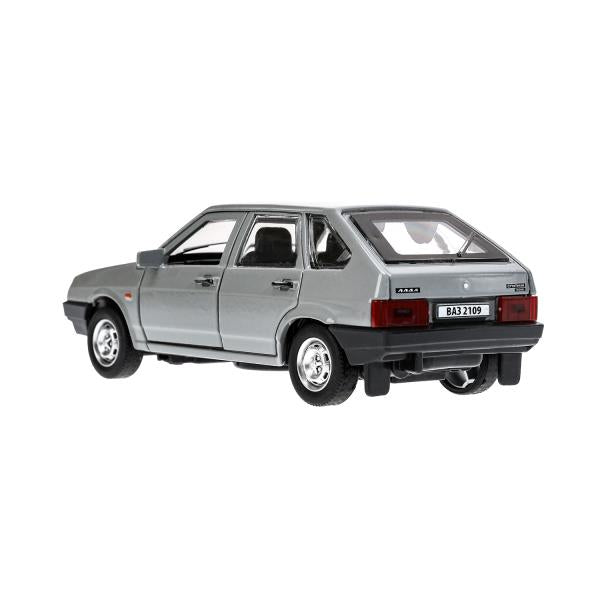 Machine en métal vaz-2109 "СПУТНИК" 12 cm, double, bagage, инер, серебряный, кор. Parc technologique dans le cor.2*36шт