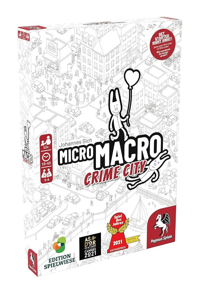 Наст. игра "MicroMacro: Crime City" (МикроМакро. Город Улик) (правила англ.языке) арт.59060E