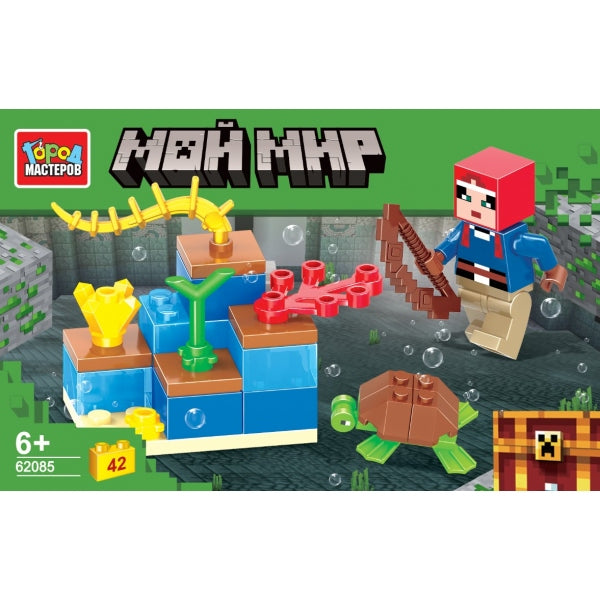 Конструктор мой мир, 42 дет. Город мастеров в кор.2*144шт