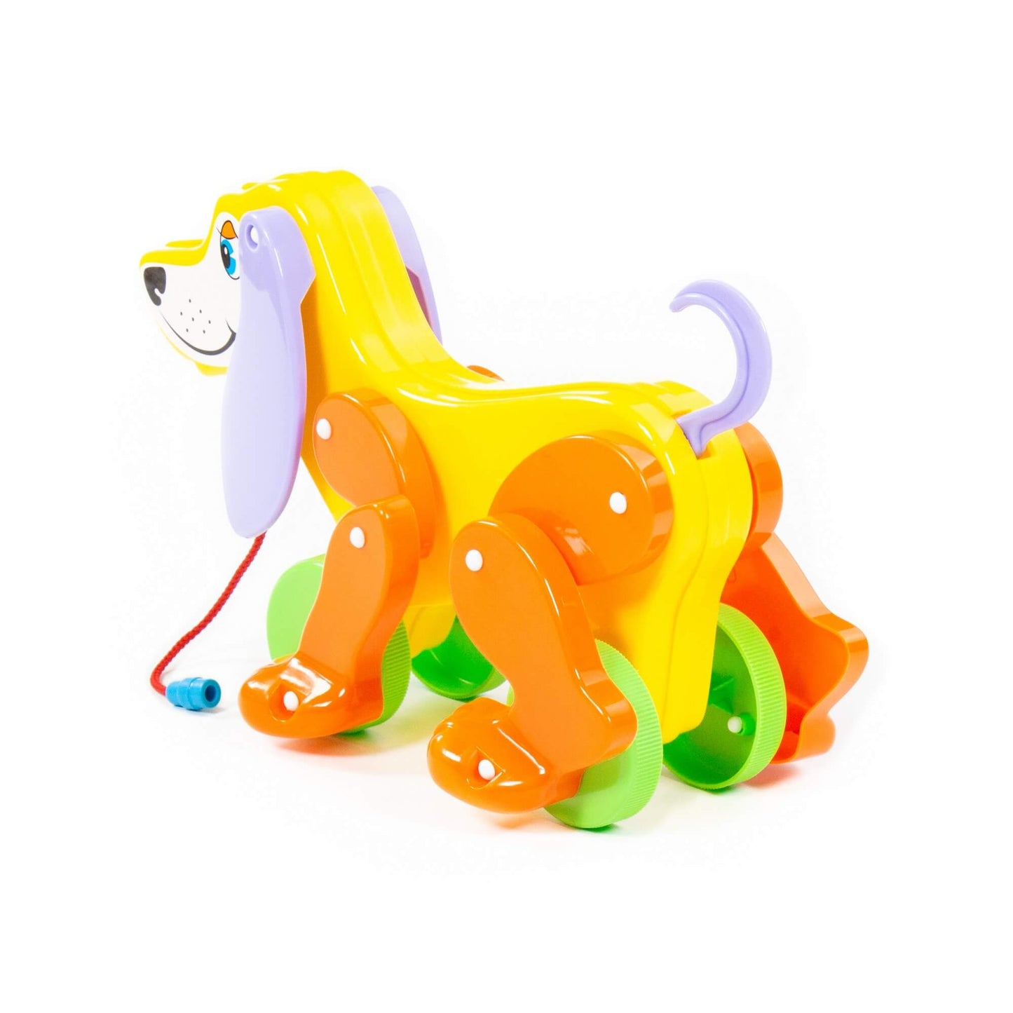 Каталка на веревочке собака "Боби" 30х13х19 см