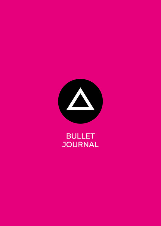 Блокнот. Bullet journal (треугольник) (по мотивам сериала "Игра в кальмара") (формат А4, мягкая обложка, круглые углы)