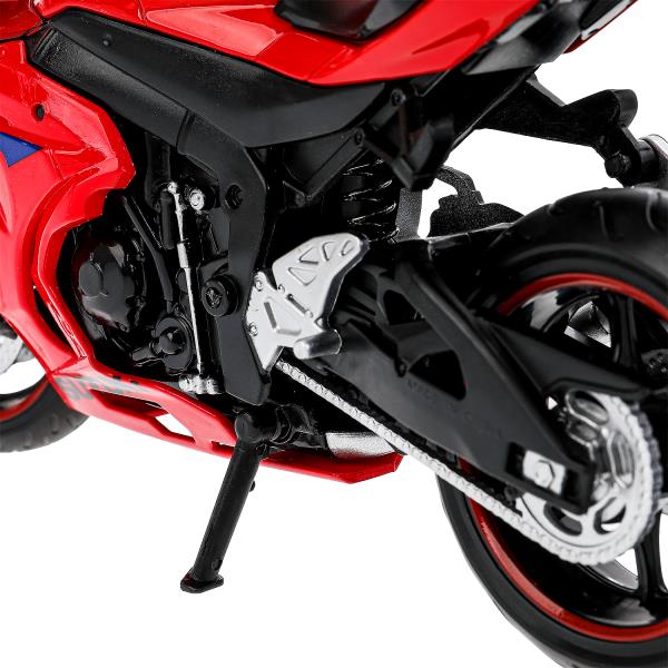 Модель металл suzuki gsx-r1000 МОТОЦИКЛ, 17 см, вращающийся руль, подвеска Технопарк в кор.24шт