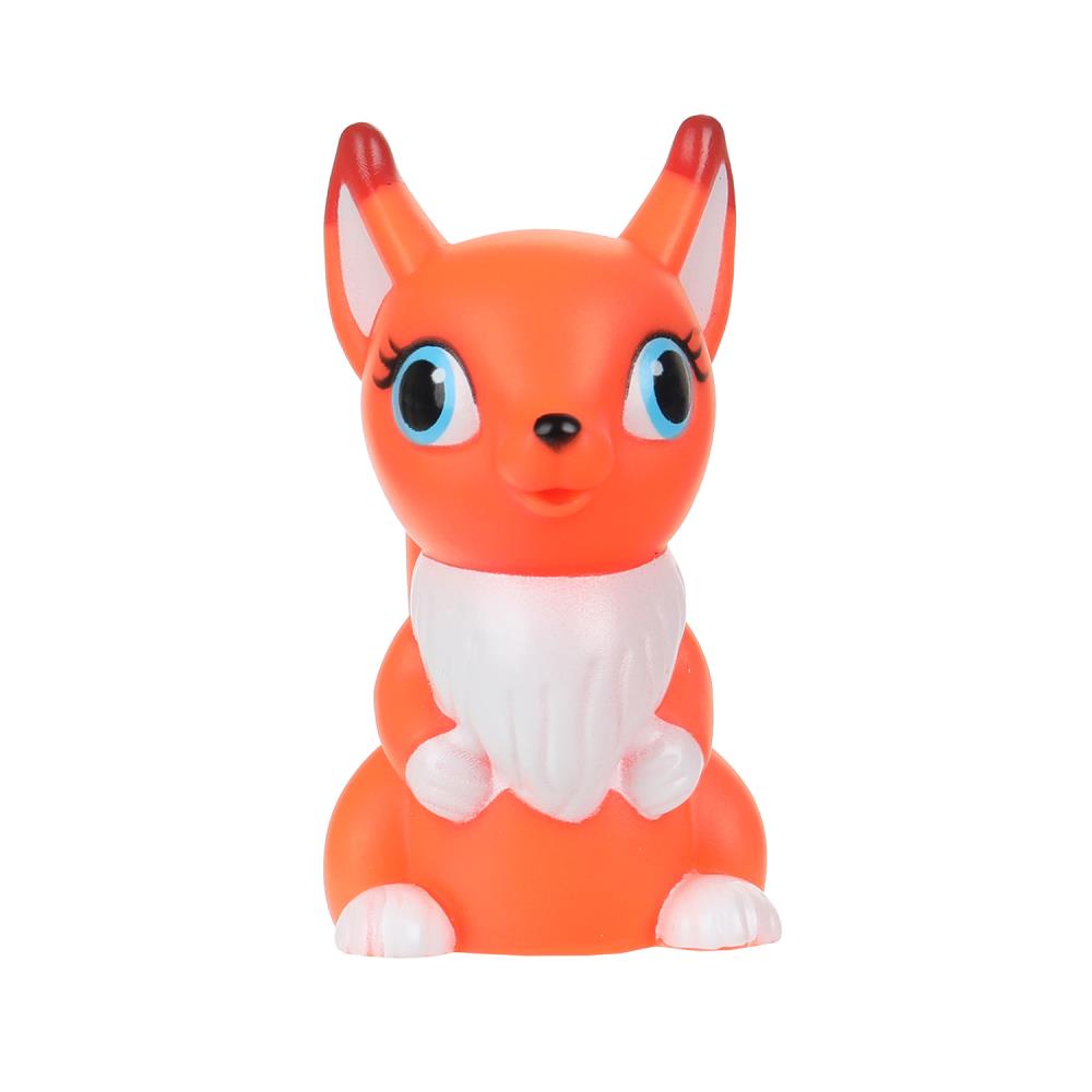 Игрушка пластизоль для ванны белочка, в сетке КАПИТОШКА в кор.2*144шт