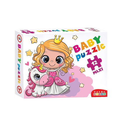 Дрофа. Baby Puzzle. "Принцесса и единорог" арт.3847/4035