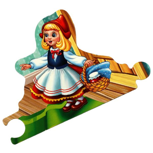 Красная шапочка. Книга с 5 пазлами. 160х160мм. 10 карт. стр. Умка в кор.28шт