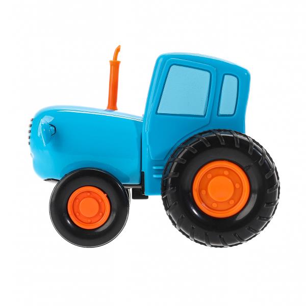 Машина металл СИНИЙ ТРАКТОР синий трактор длина 7,5 см, синий, блист. Технопарк в кор.2*60шт