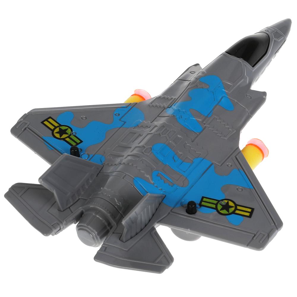 Бластер САМОЛЕТ , стреляет мягкими пулями, блистер, 23,8*18*4,5см ТЕХНОДРАЙВ в кор.2*60шт