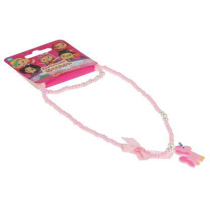 Акс-ры д/девочек СКАЗОЧНЫЙ ПАТРУЛЬ бижутерия (braslet+бусы) единорог МИЛАЯ ЛЕДИ уп-10шт в cor.100up