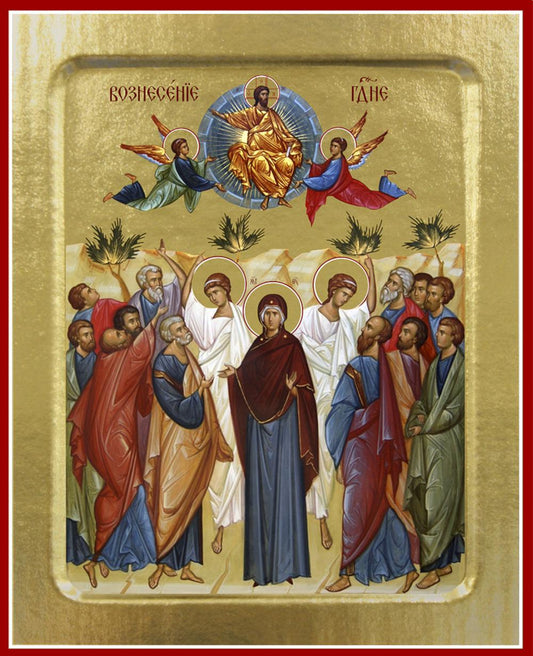 Икона Вознесения Господня (на дереве): 125 х 160