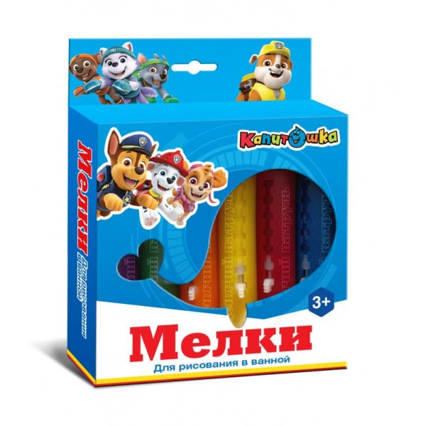 Мелки для рисования в ванной в кор. КАПИТОШКА в кор.48шт